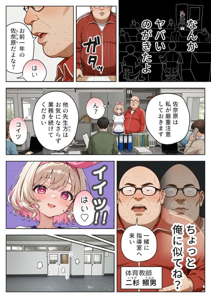 キモおじ⇔JK入れ替わり【3】変態体育教師のわからせ個別指導