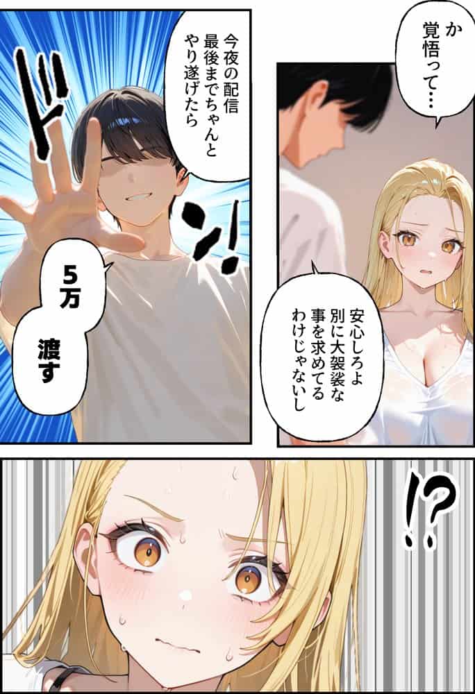 金欠配信者の妹と月5万の主従契約。配信中もま〇こ使い放題で快楽堕ちさせた話