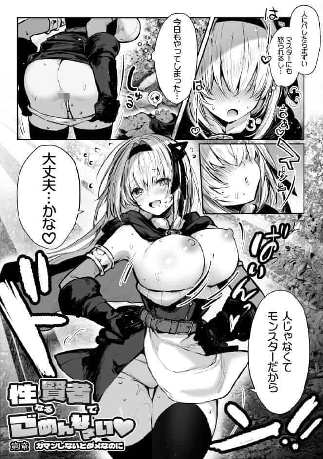 性なる賢者でごめんなさい◆ 第1章ガマンしないとダメなのに（白抜き版）