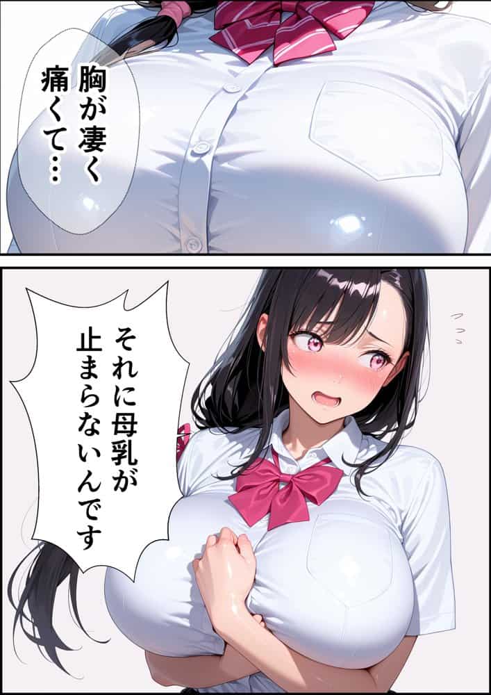 搾乳店をオープンしたらデカパイ母乳に我慢できず中出しセックスする話