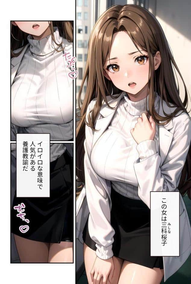 陰キャの僕、透視の力を手に入れる。第十五話 〜デカパイ養護教諭のキケンな保健室〜 モザイク版