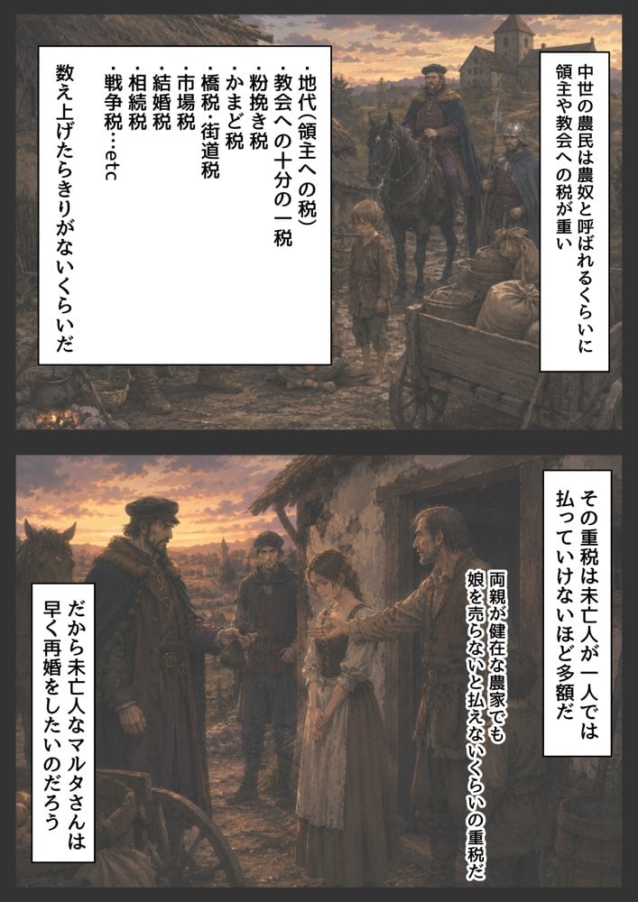 中世ヨーロッパの農村に泊まったら、エロすぎた史実の話