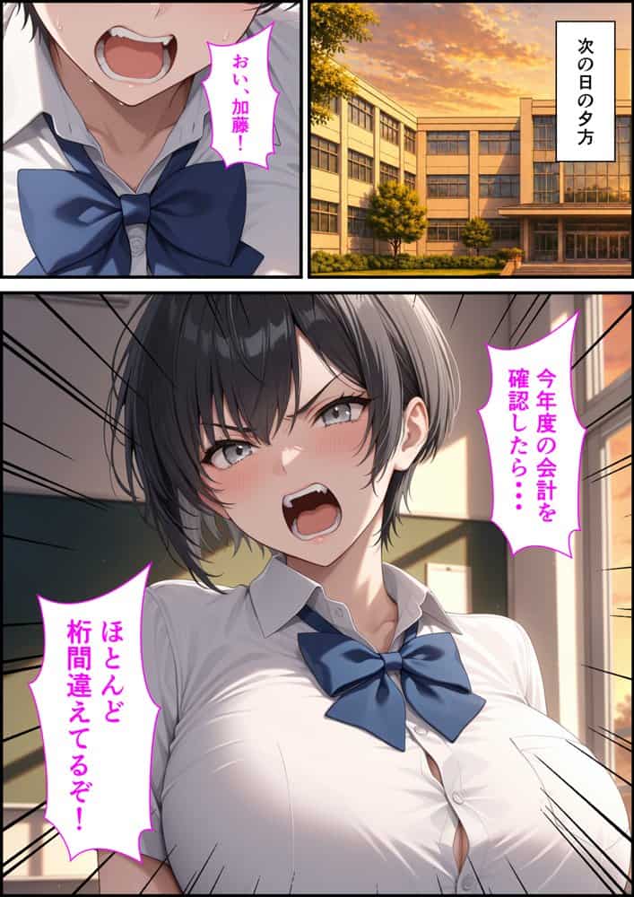 ボーイッシュ生徒会長の弱みを握って強●セックスしたらメス堕ちした話