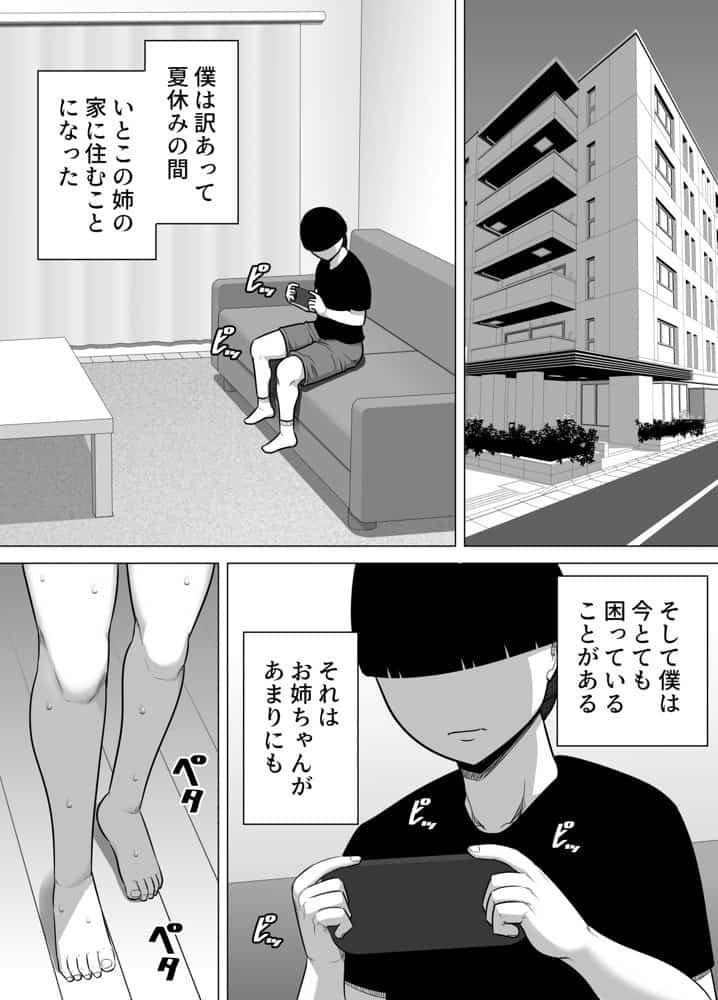 いとこのクソデカお姉ちゃん（31歳）の家に預けられたせいで僕がセックス猿になった話
