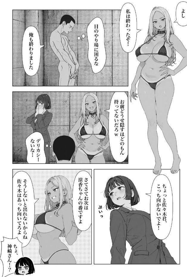 ○○しないと出れない部屋でパワハラ同期とアルハラ上司を性奴○にした物語【棒消し修正版】