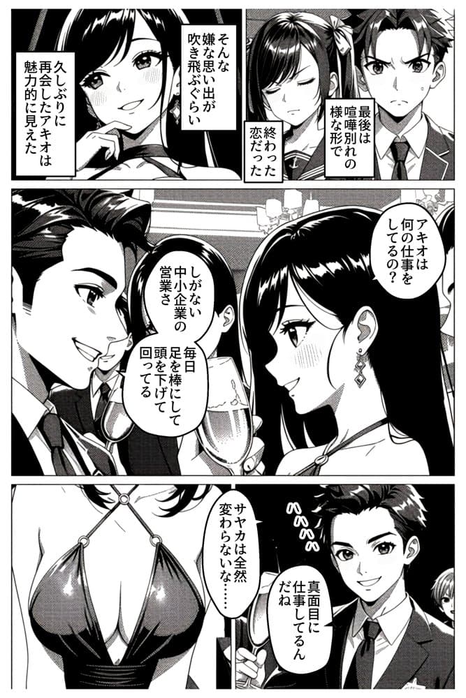 貸切風呂スワッピング 〜妻は元カレに夫は若妻に寝取られる〜